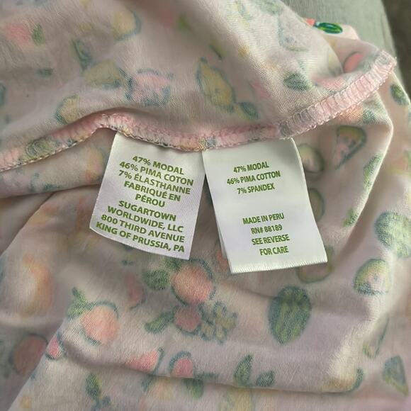 Lilly Pulitzer La Fortuna Top Lil Juicy Fruit Urchin Pink - Picture 5 of 5